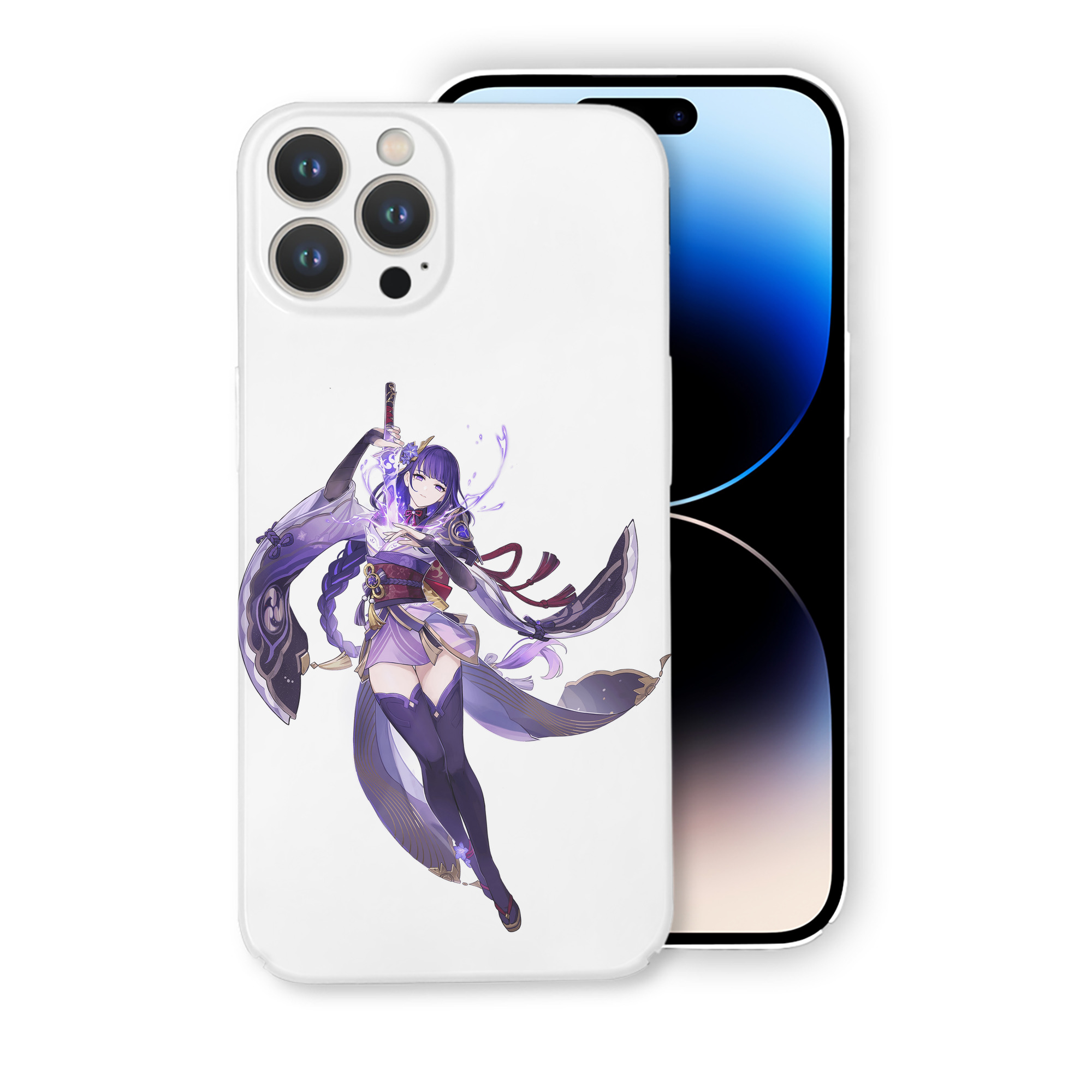 げんし神 雷電将軍 らいでんしょうぐん genshin Raiden Shogun 【iPhone 14シリーズ対応】ハードケース